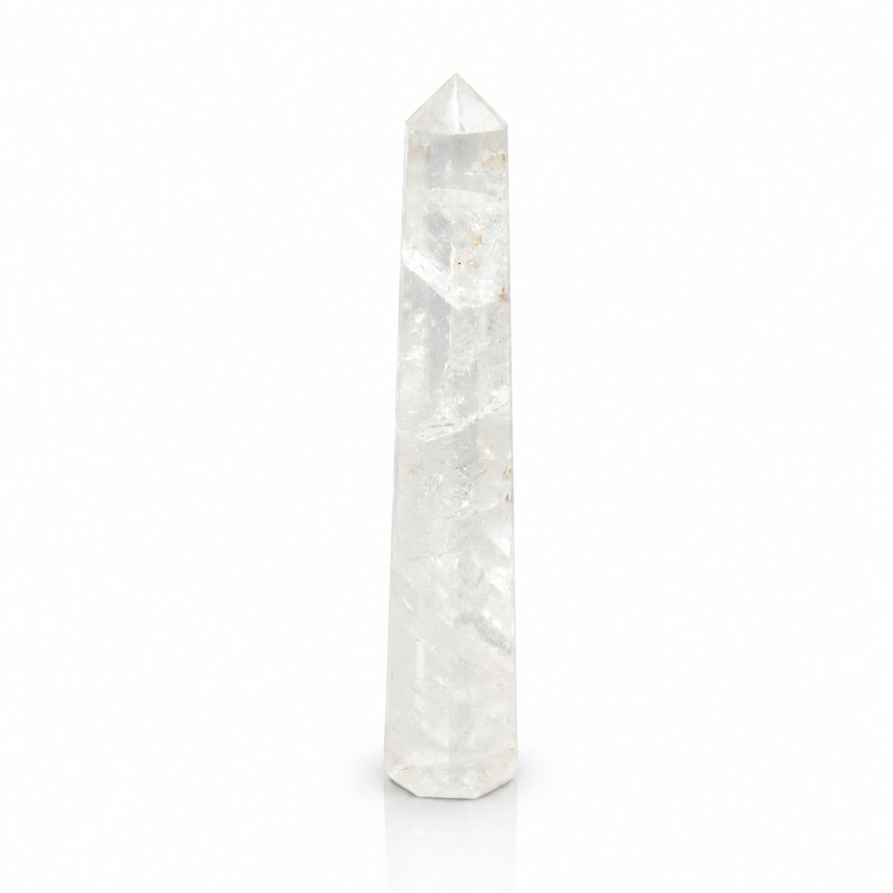 puntas de obelisco de seis caras de piedra preciosa, aprox. 17 cm - cristal de roca - Imagen 5