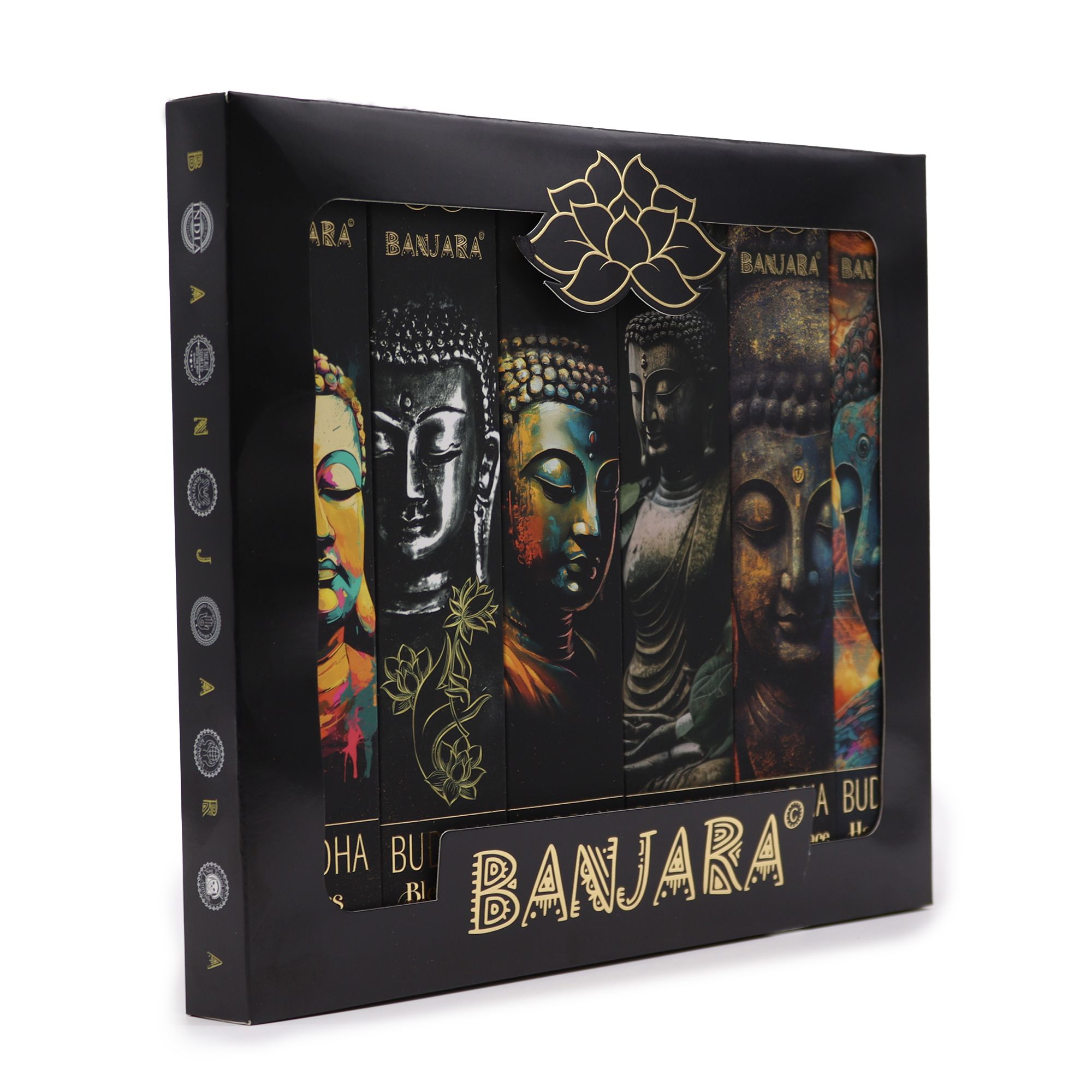Incienso Banjara Buddha – Set de regalo en caja (6 surtidos) - Imagen 4