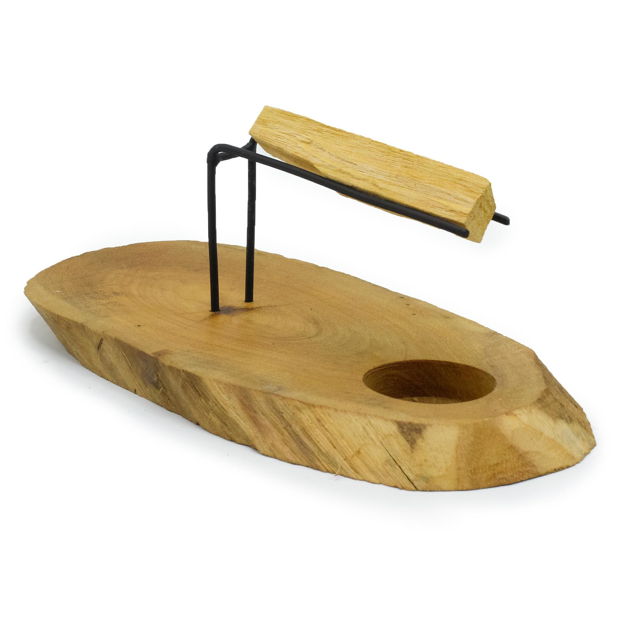 Calentador de Palo Santo - Madera de Gamel Natural - Imagen 4