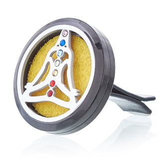 Kit difusor para coche - Estaño yoga chakra - 30mm - Imagen 4