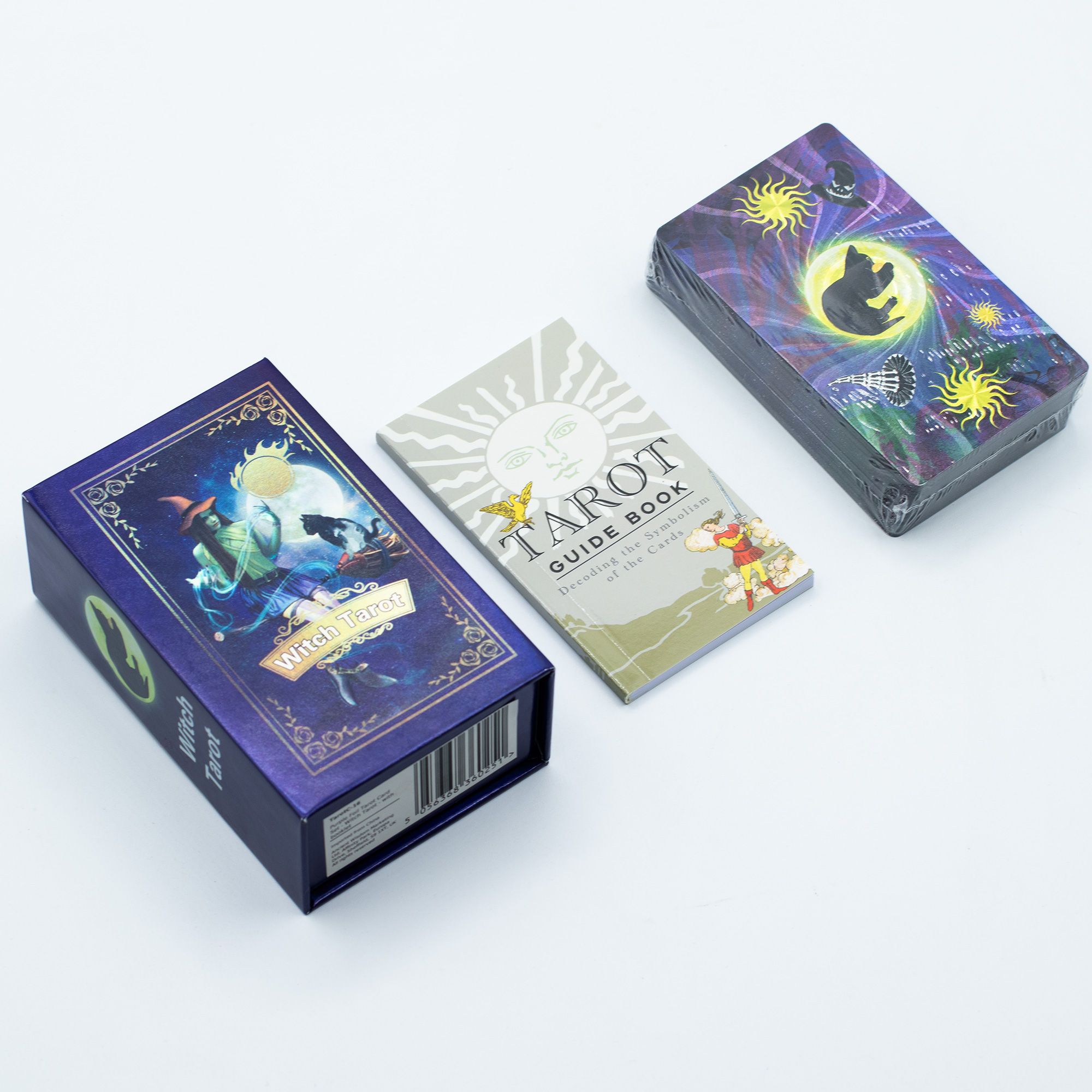 Conjunto de cartas de Tarot con lámina púrpura - Tarot de la Bruja - con folleto - Imagen 4