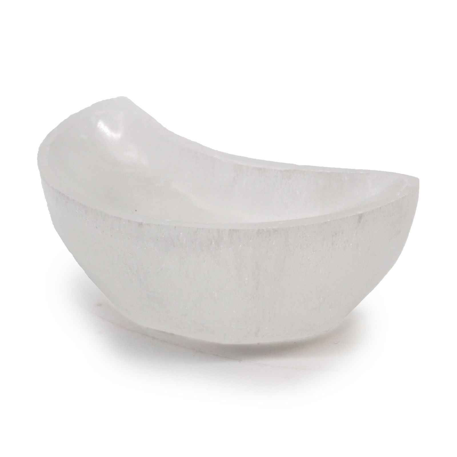 Cuenco de luna selenita - 10cm - Imagen 4