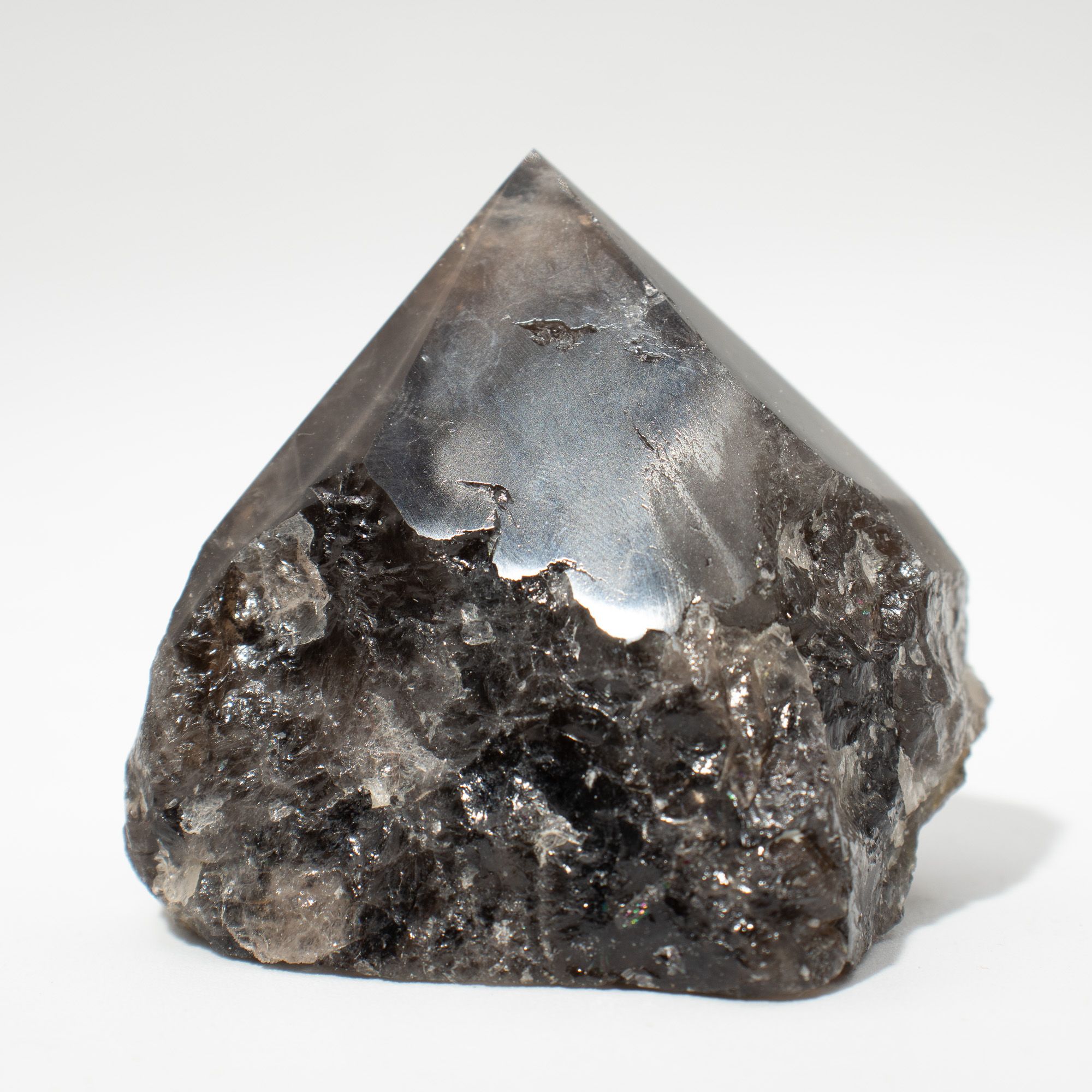 Puntas pulidas superiores de piedra preciosa - Cuarzo ahumado (aproximadamente 5-6 piezas)
