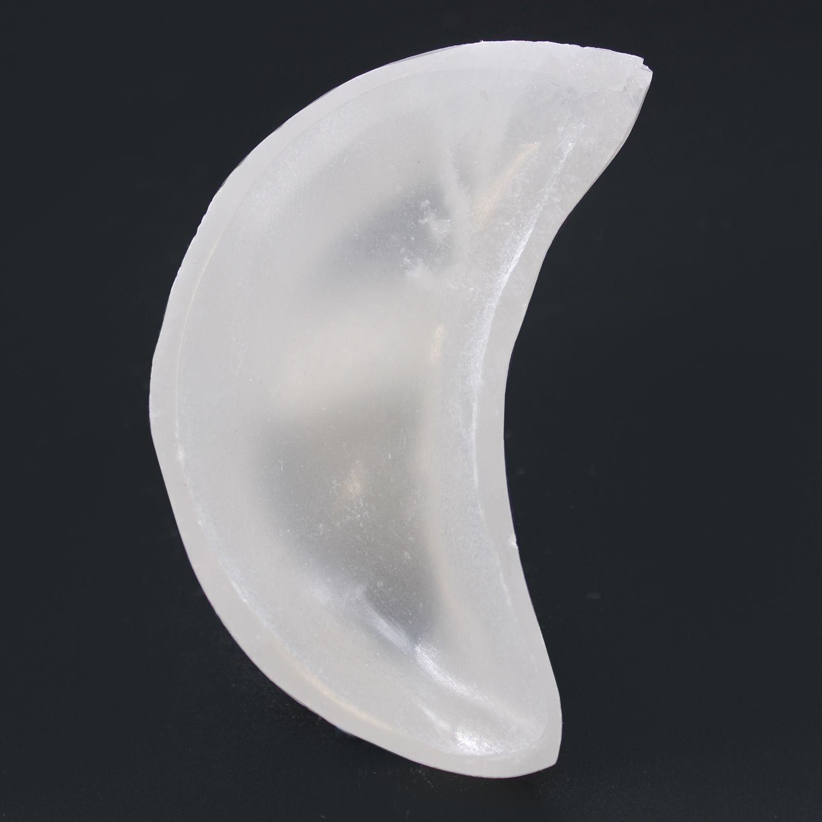 Cuenco de luna selenita - 10cm - Imagen 3