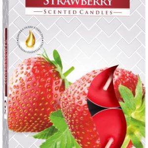 1x Set de 6 Velas de Té Perfumadas - Fresa