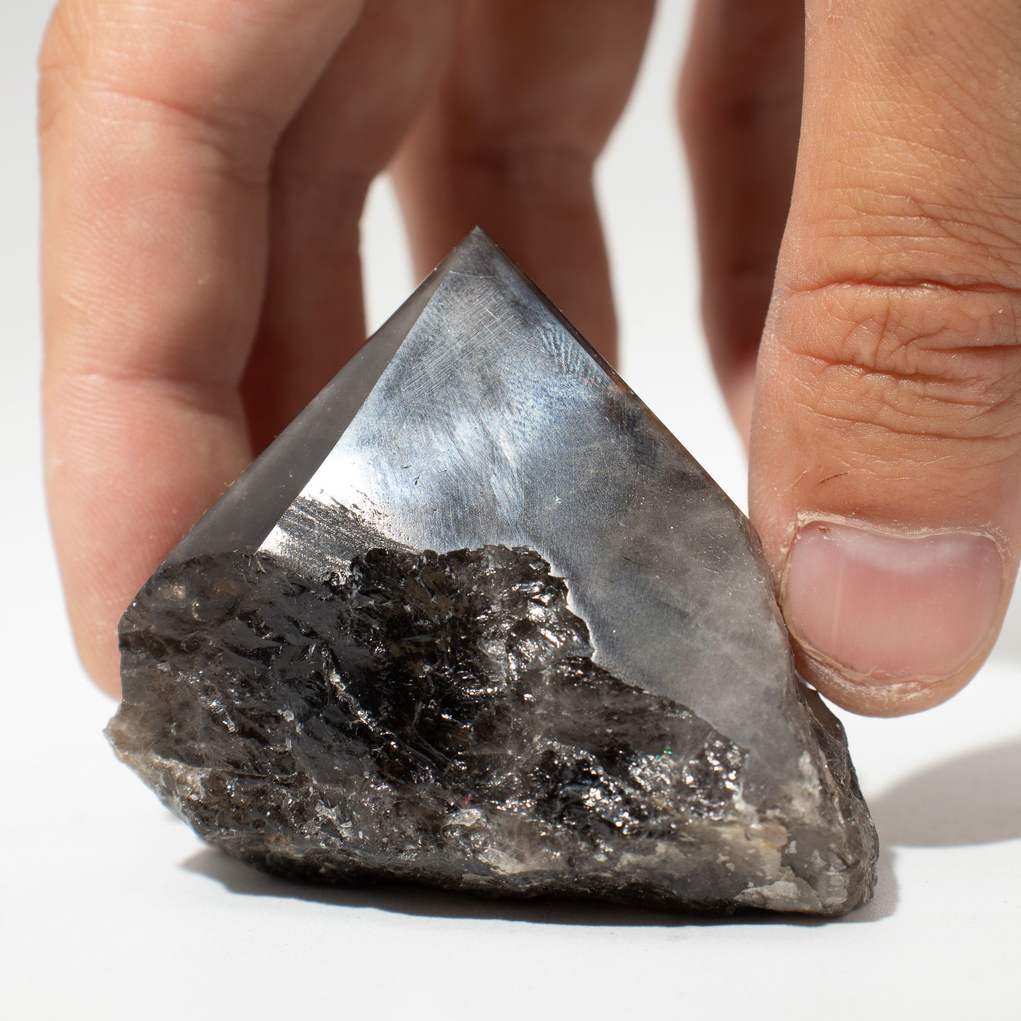 Puntas pulidas superiores de piedra preciosa - Cuarzo ahumado (aproximadamente 5-6 piezas) - Imagen 2