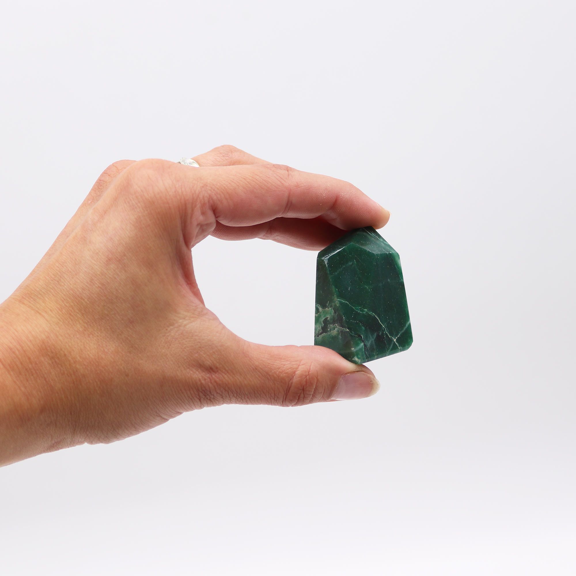Puntas de gema aproximadamente 6 cm (0,5 kg) - Jade indio (aproximadamente 8 piezas) - Imagen 4