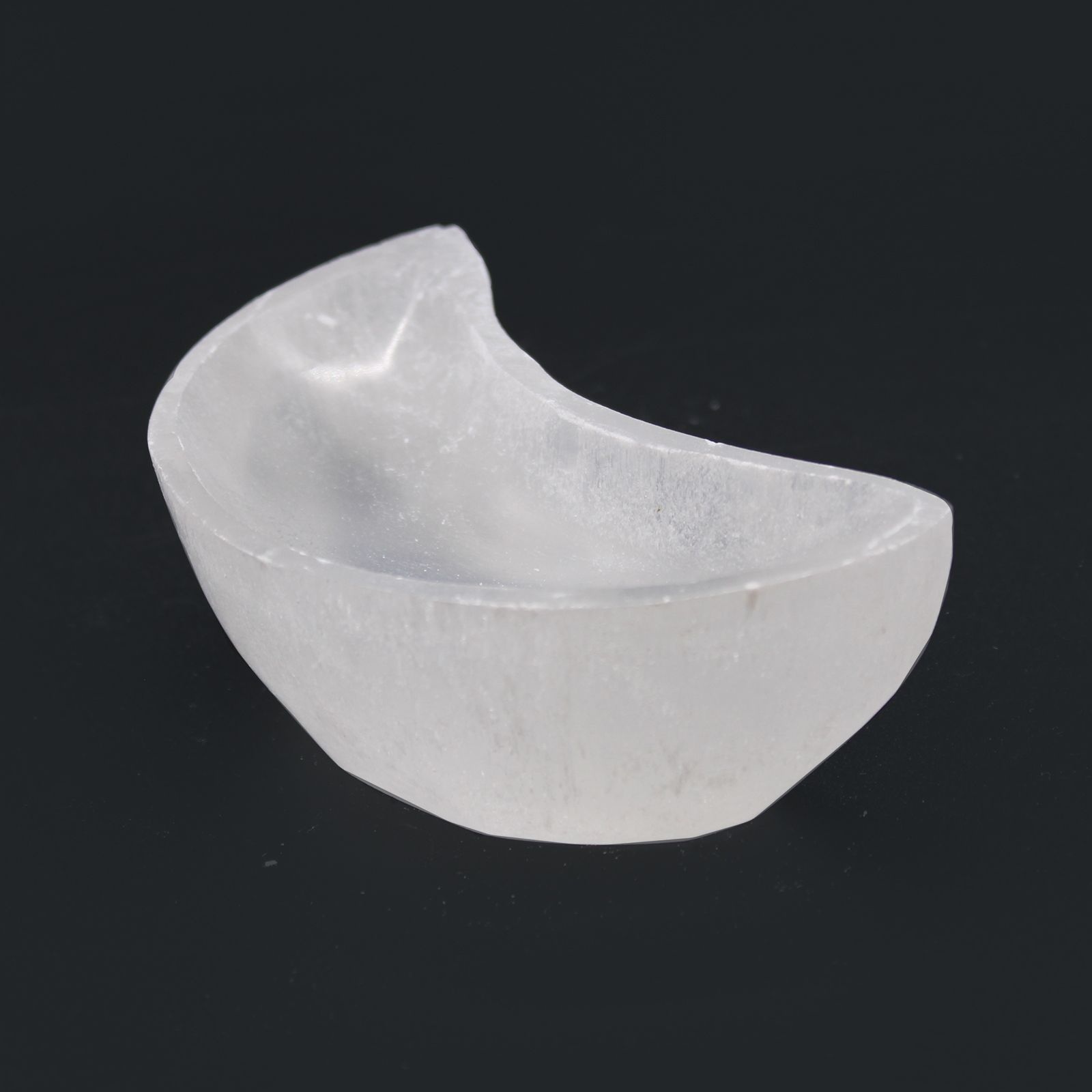Cuenco de luna selenita - 10cm - Imagen 2