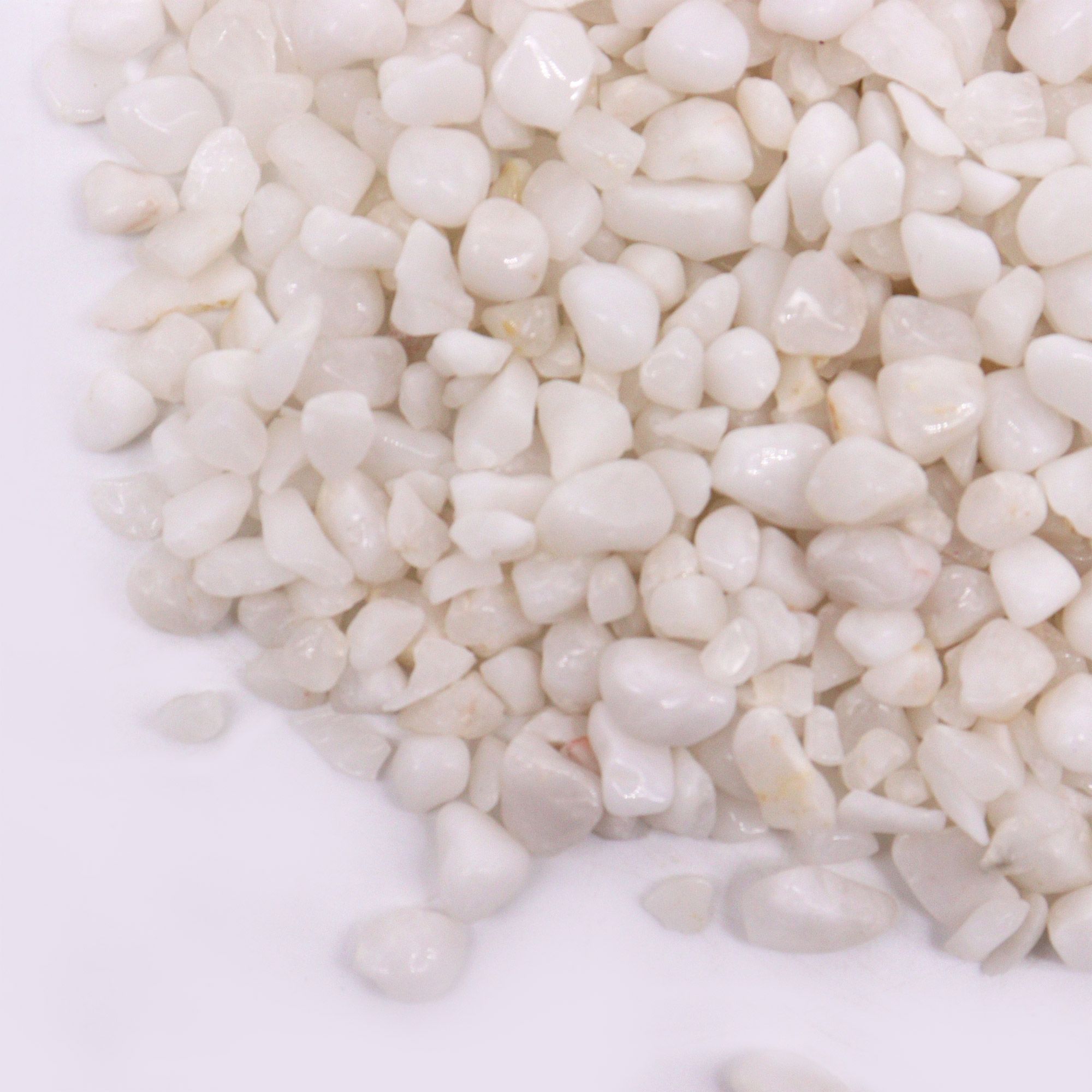 White Quartz Gemstone Chips Bulk - 1KG - Imagen 2