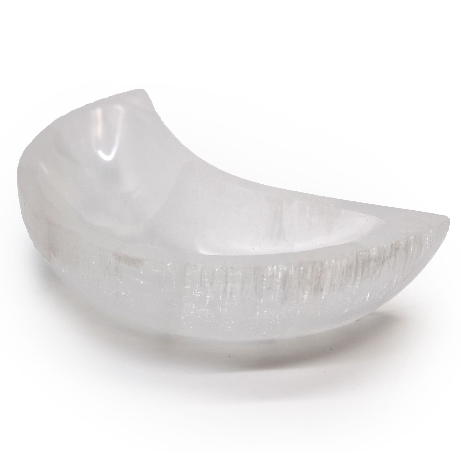 Cuenco de luna selenita - 15cm - Imagen 2