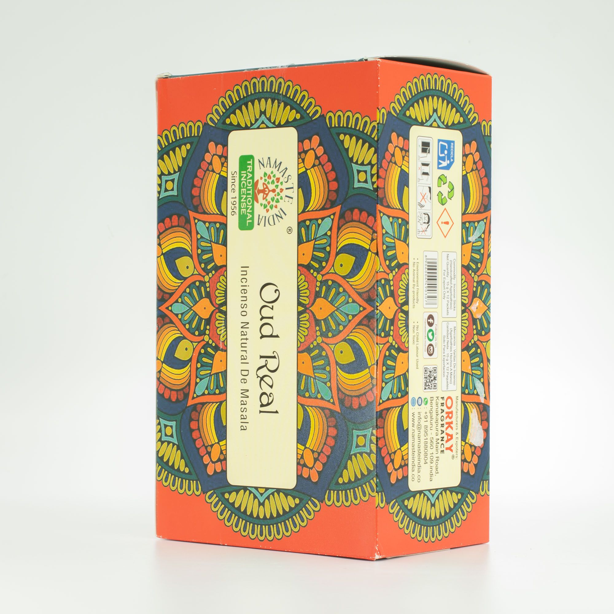 Namaste Mandala Masala Incienso - Oud Real - Imagen 3