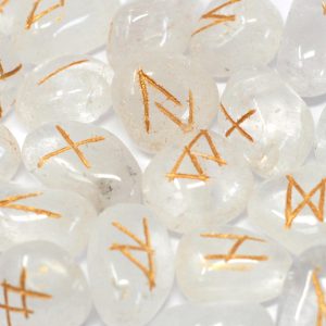 Juego de Runa de la India en bolsas - Cristal