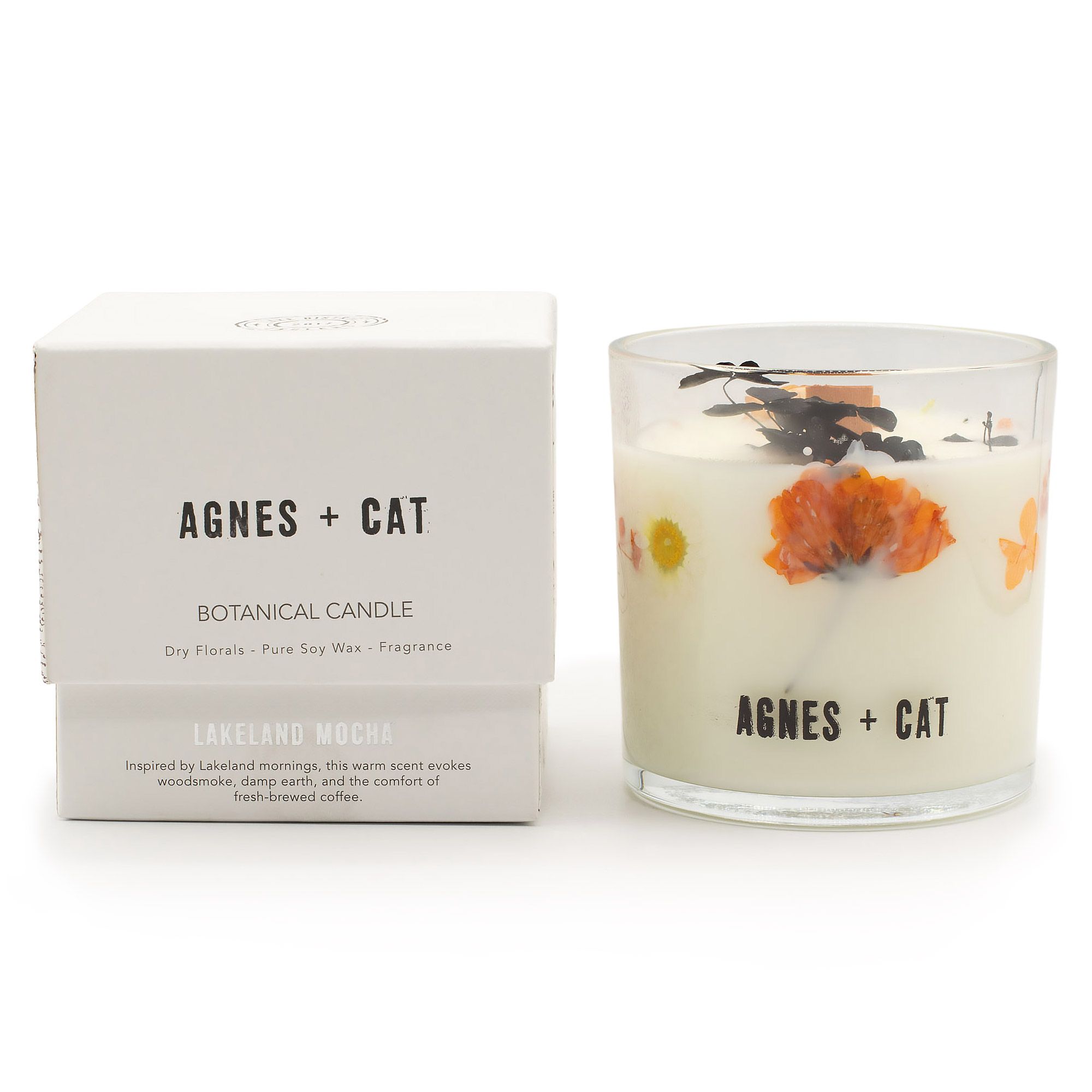 Vela de cera de soja botánica Agnes + Cat - Lakeland Mocha - Imagen 7