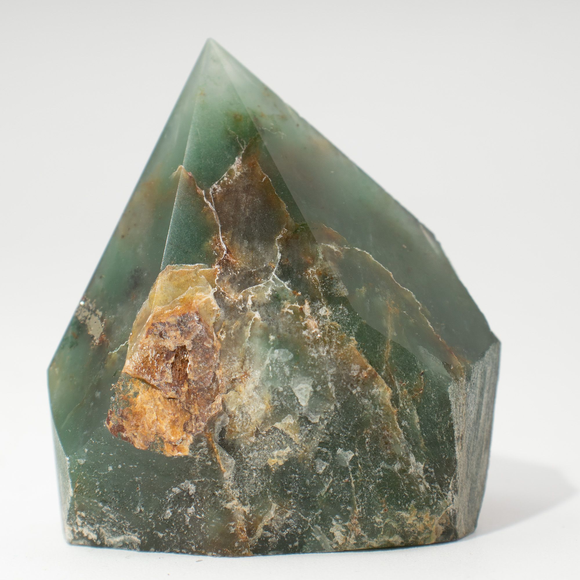 Puntas pulidas de piedras preciosas - aventurina verde (aprox. 5-6 piezas) - Imagen 6