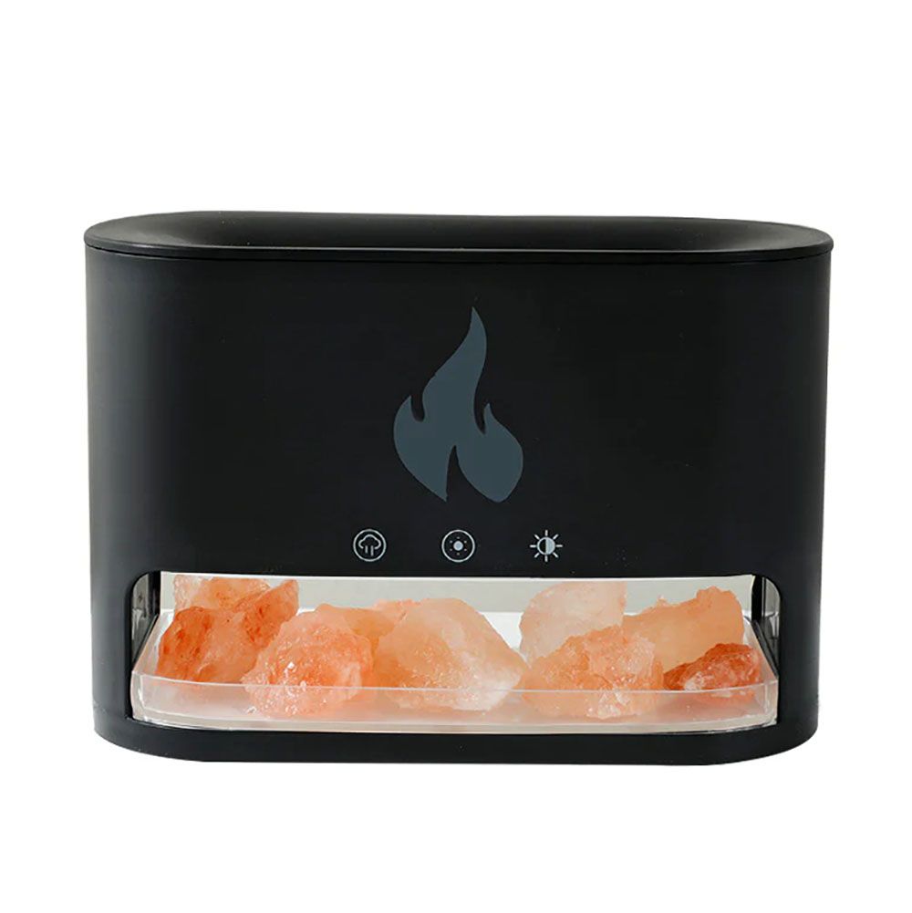 Difusor de Aroma Blaze - Cámara de Sal del Himalaya - USB-C - Efecto Llama (Sal incluida) - Imagen 3