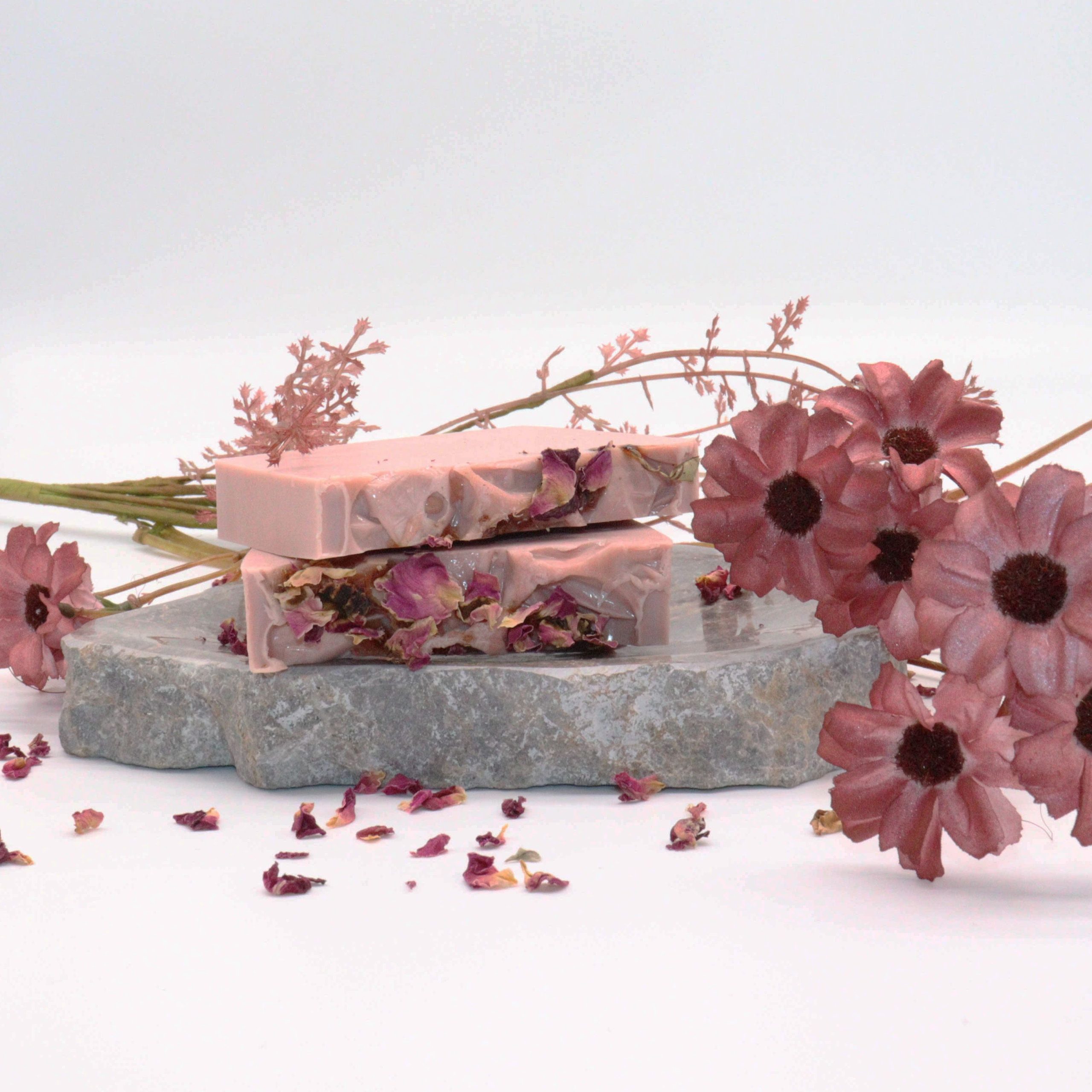 Barra de Jabon - Rosa y Vainilla - Imagen 2
