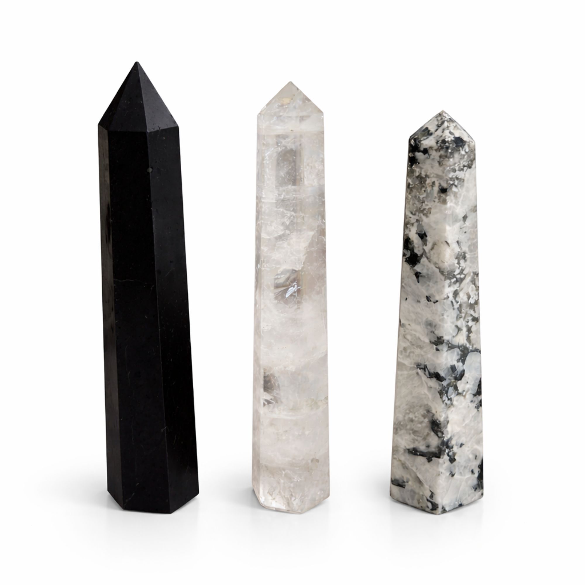 Punta obelisco de seis caras de gema aprox. 17 cm - Turmalina negra - Imagen 7