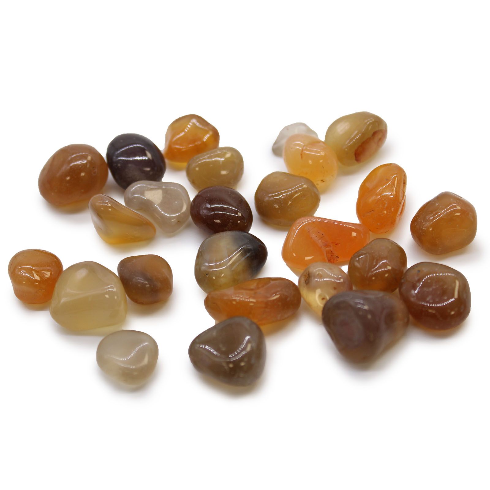Pequeñas piedras africanas - Ágata cornalina - Mozambique - Imagen 2