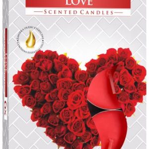 1x Set de 6 Velas de Té Perfumadas - Amor