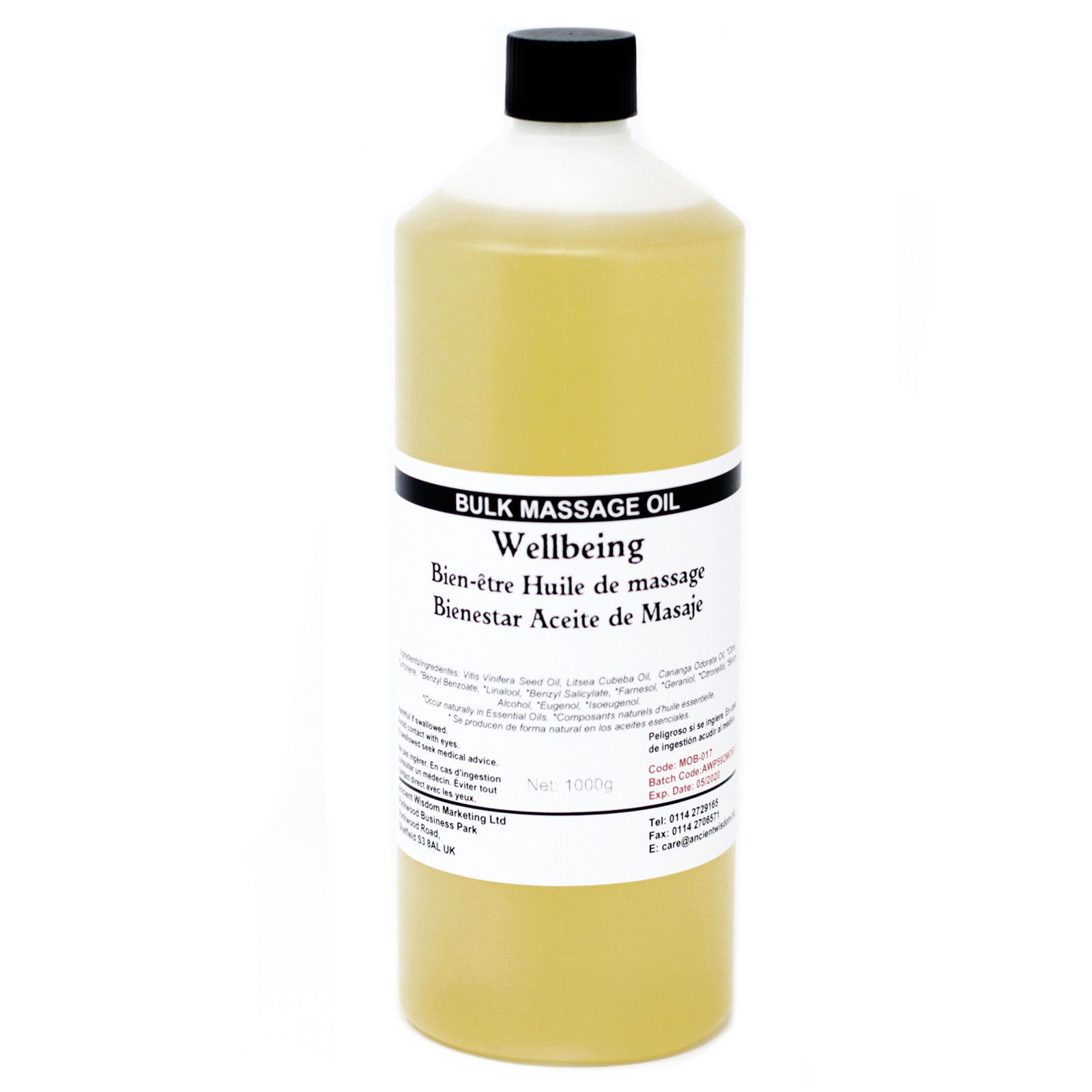 Aceite de Masaje 1kg - Bienestar - Imagen 2