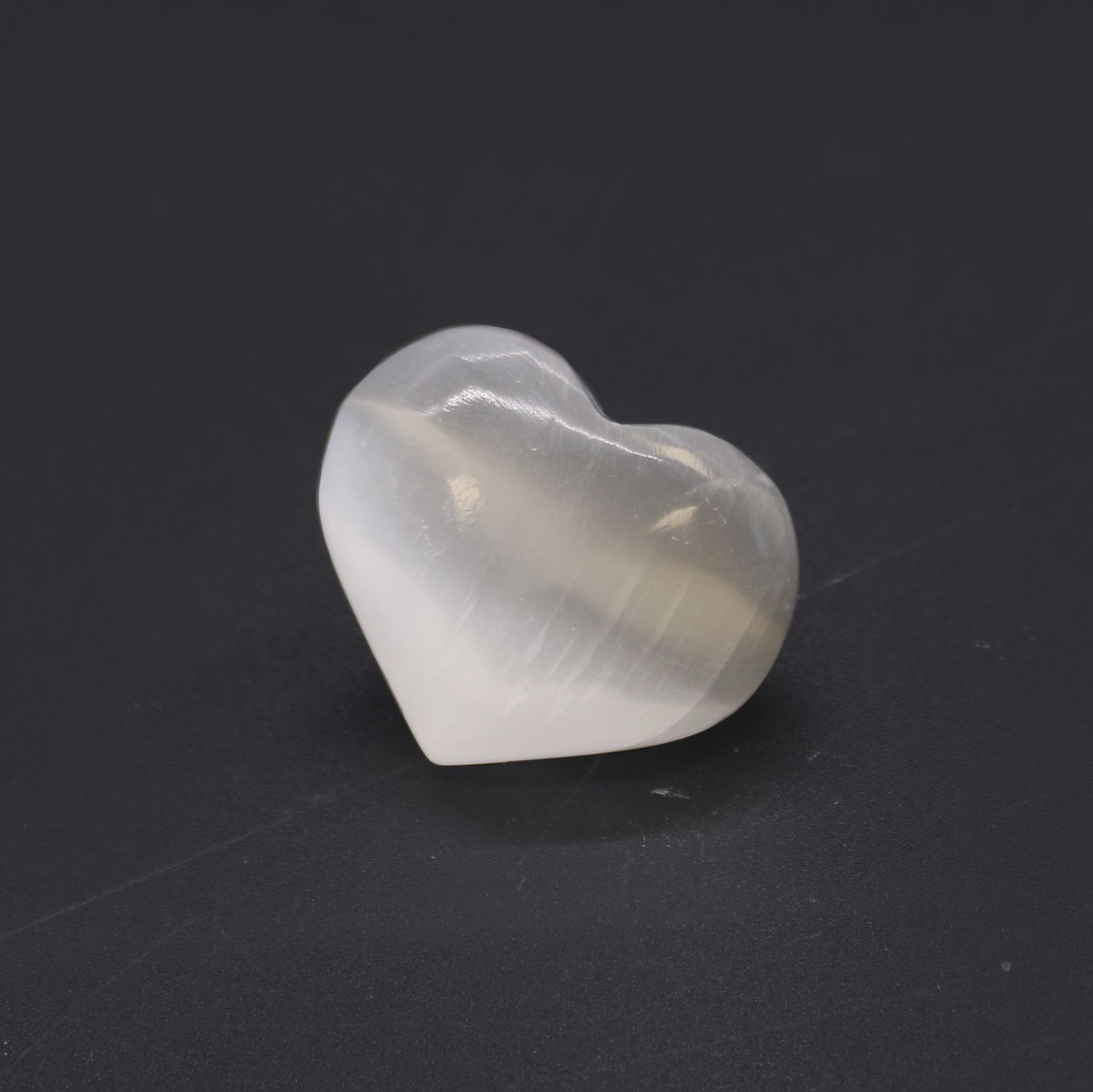 Corazón de selenita - 3-4cm - Imagen 3