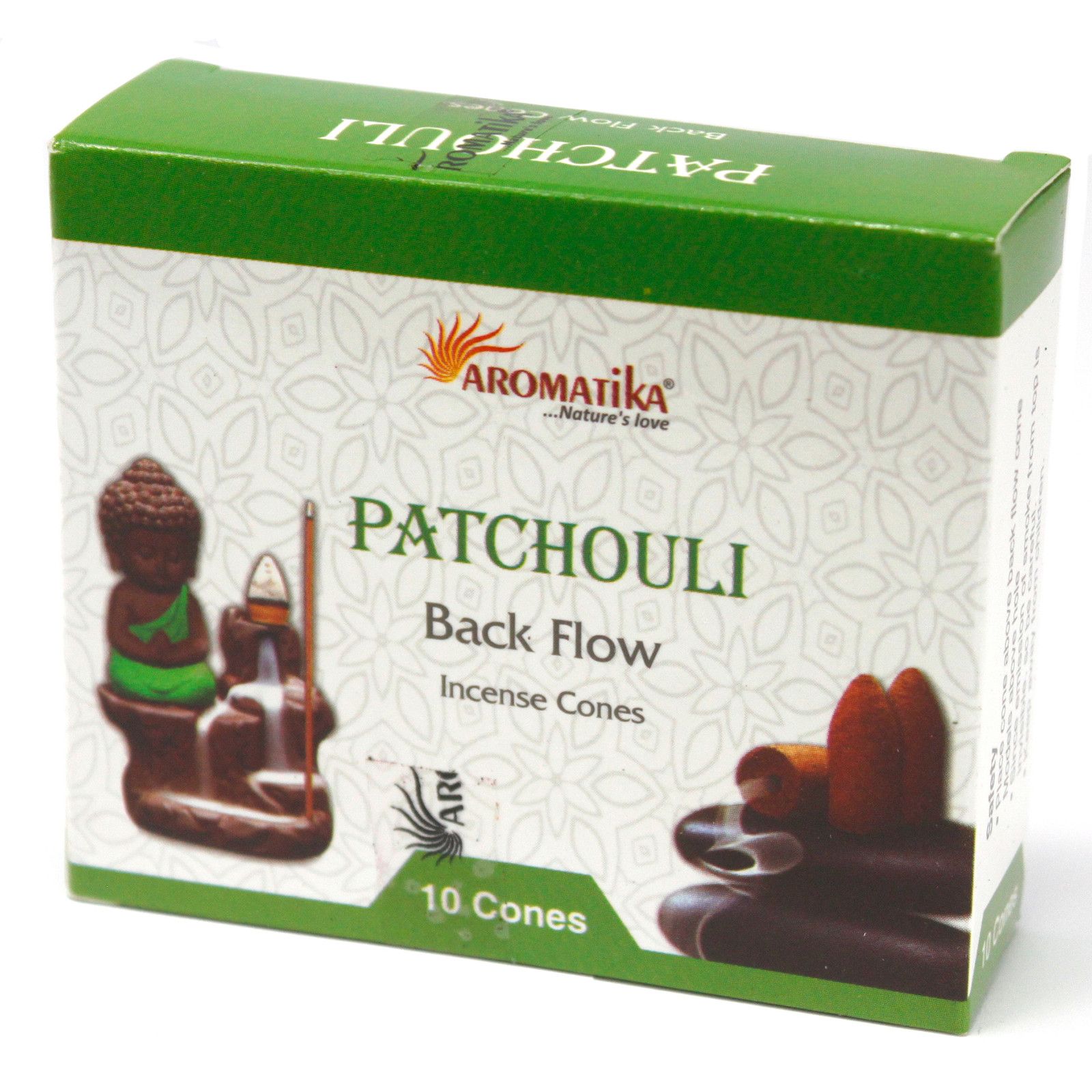 Conos de Incienso Reflujo Aromatika - Pachulí - Imagen 3