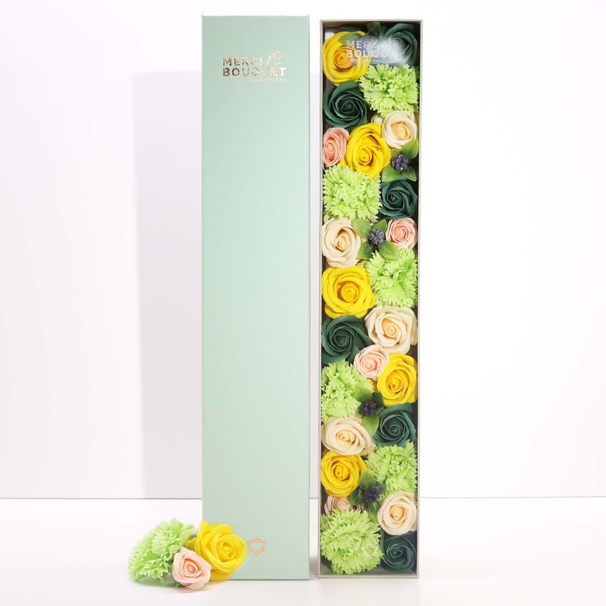 Caja Extra Larga - Celebraciones de Primavera - Amarillo y Verdes - Imagen 4