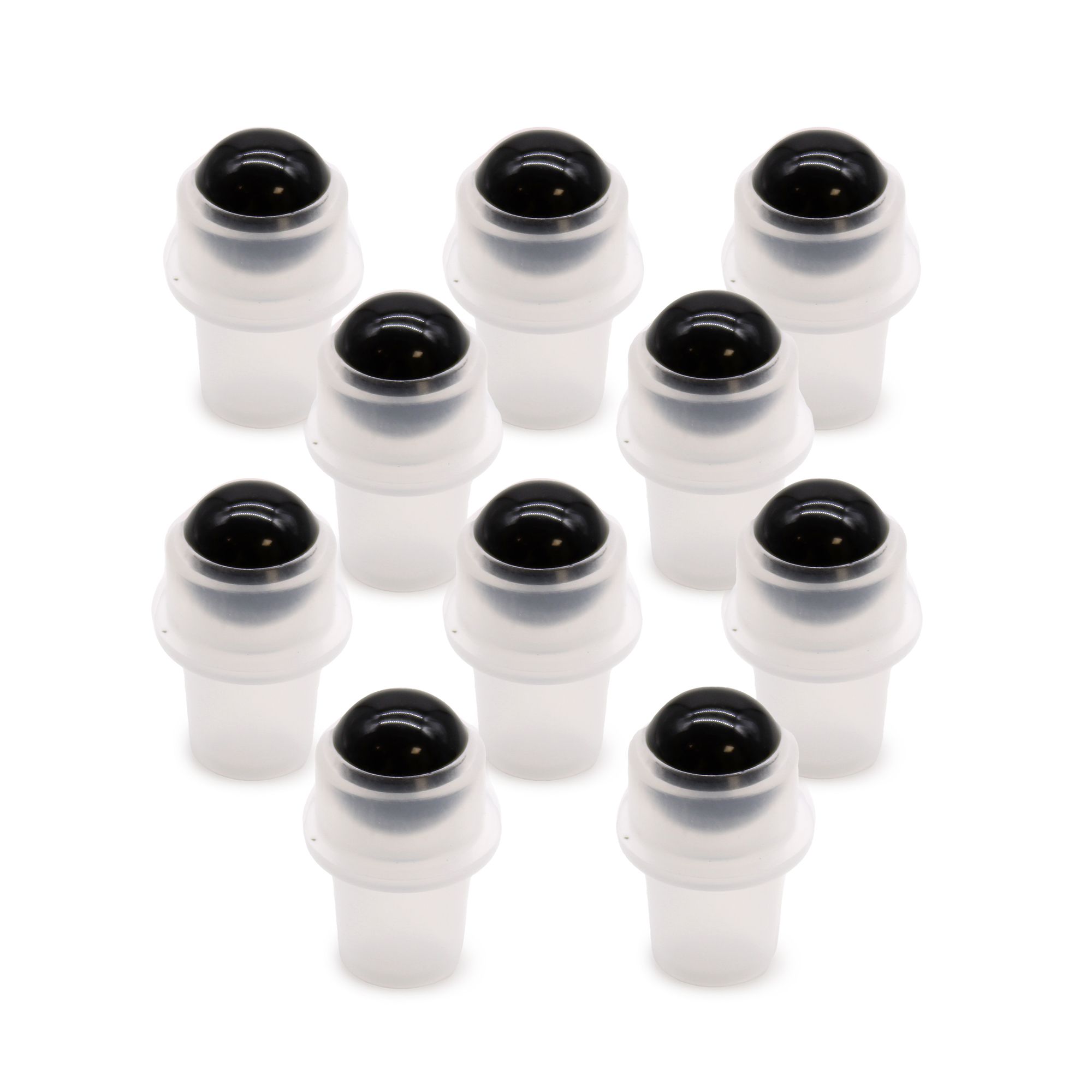 Punta de rodillo de piedras preciosas para botella de 5 ml - Turmalina negra - Imagen 2
