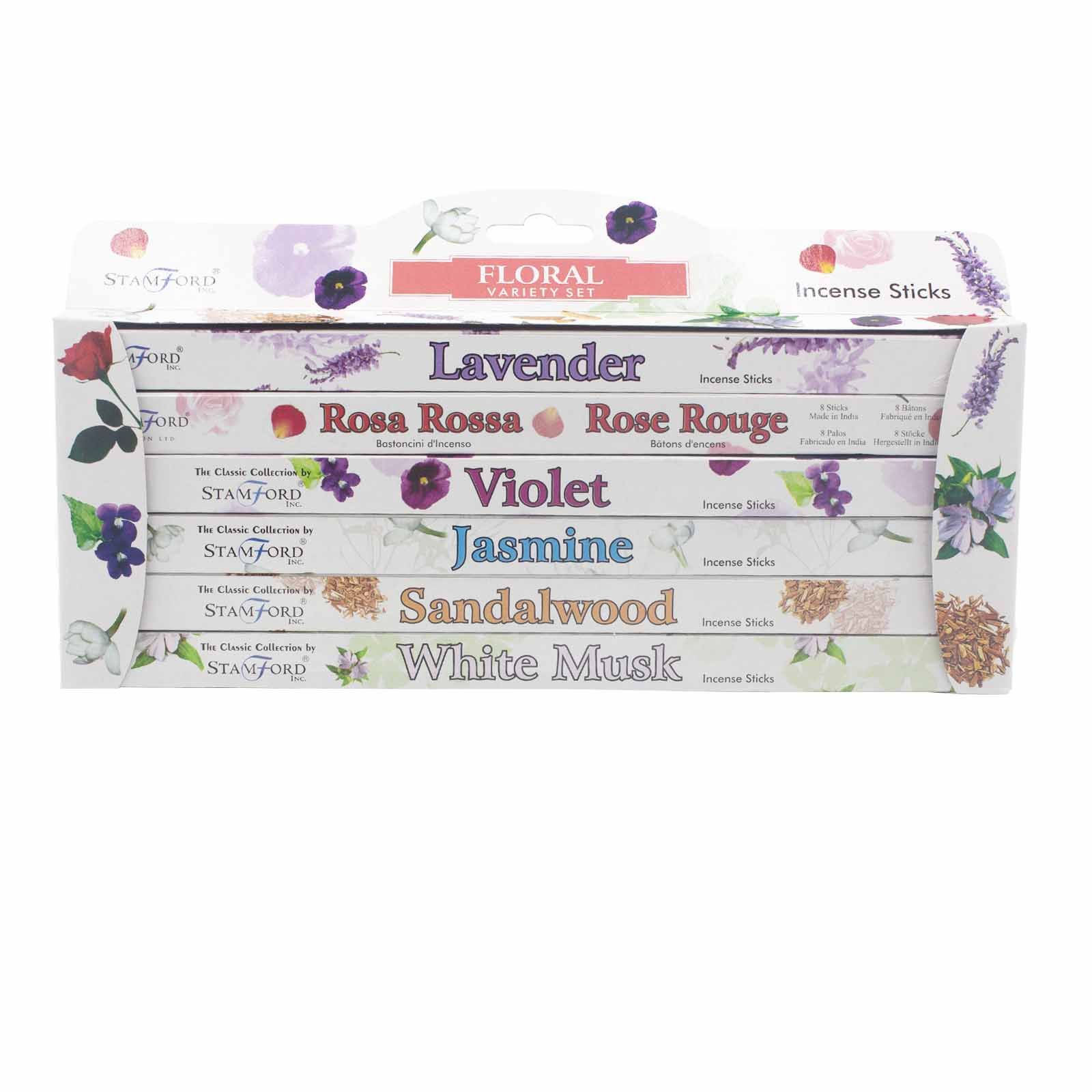 Set de regalo de incienso Stamford - Floral - Imagen 4