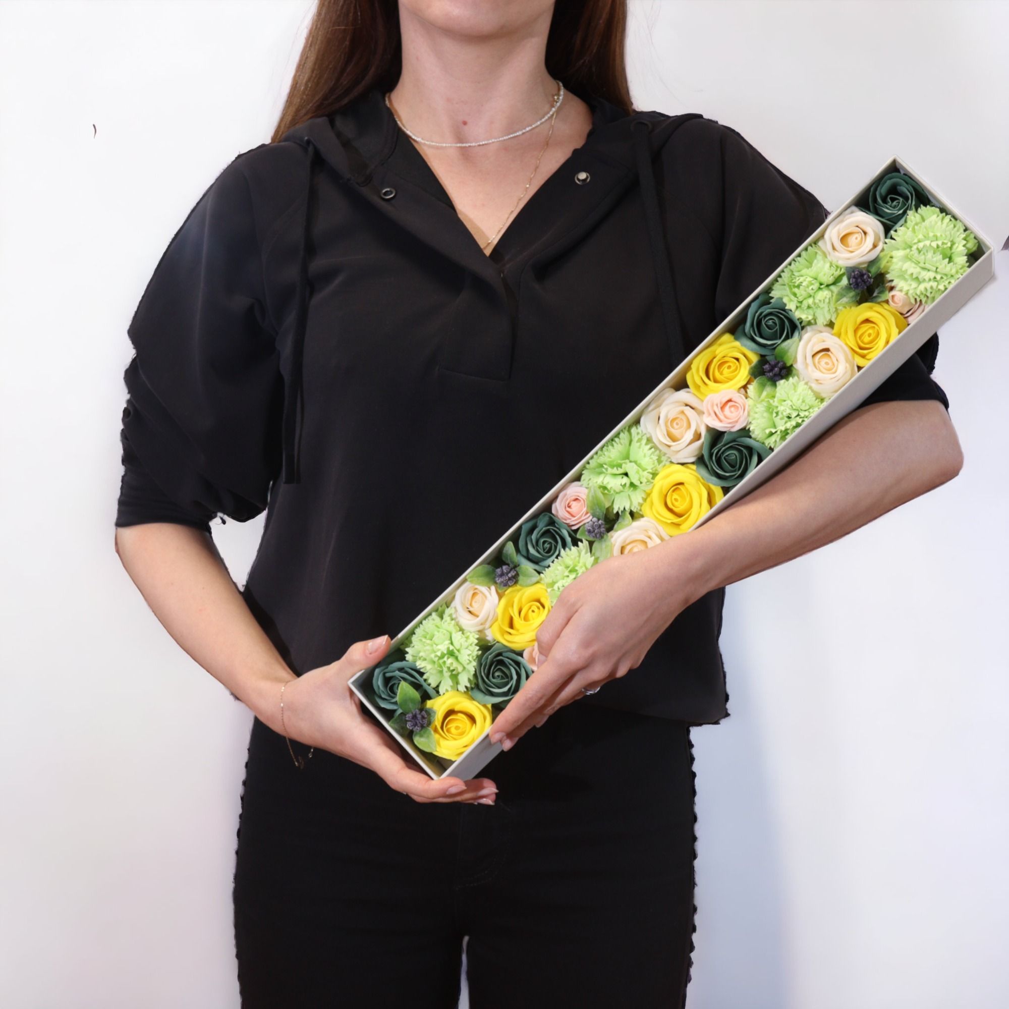 Caja Extra Larga - Celebraciones de Primavera - Amarillo y Verdes - Imagen 2