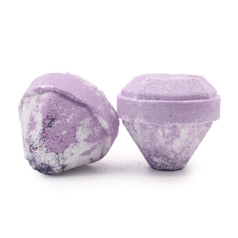 Bombas de baño con piedras preciosas