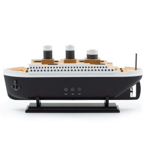 Difusor de aromas con efecto de modelo de barco y LED que cambia de color
