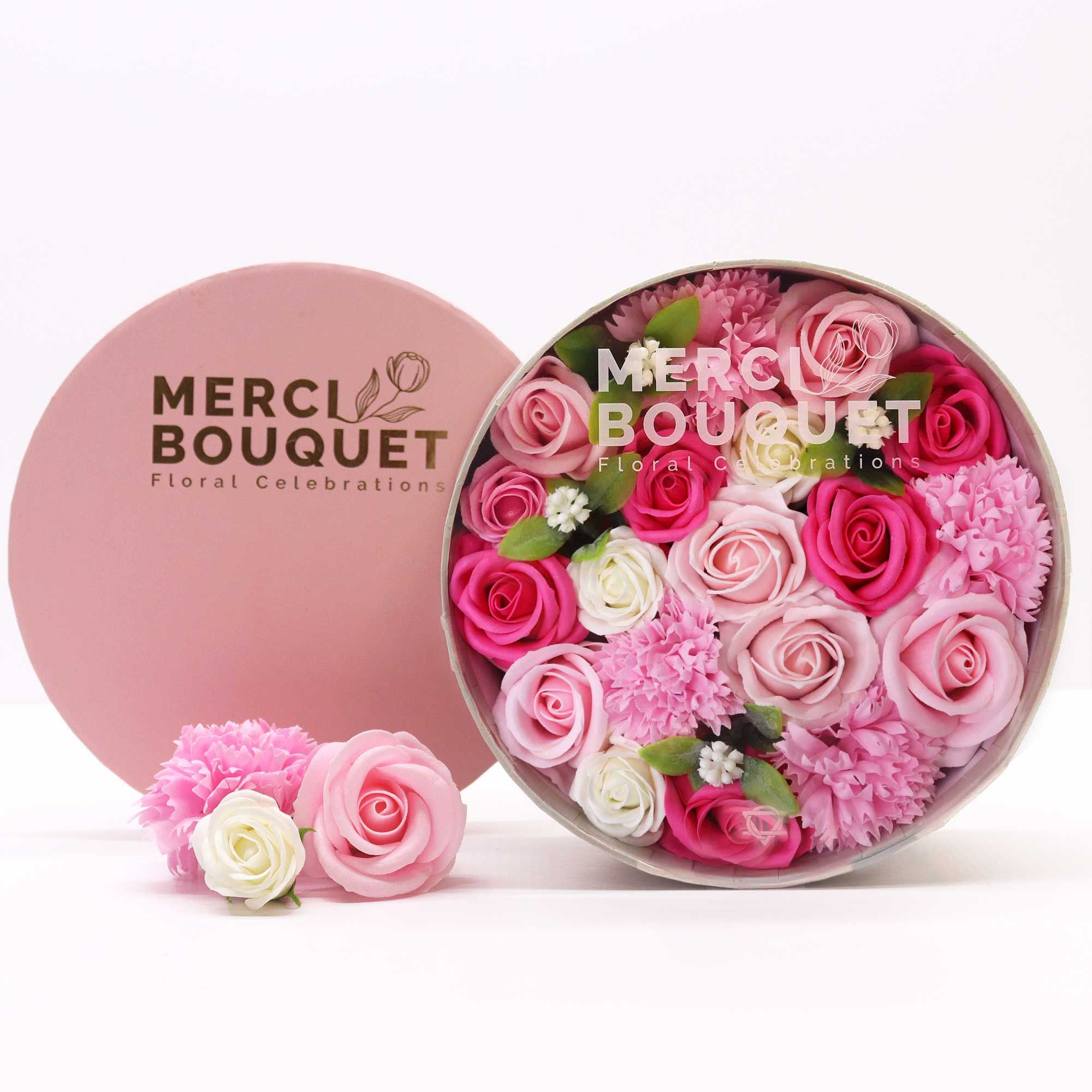 Caja Redonda - Baby Blessings - Rosas - Imagen 3