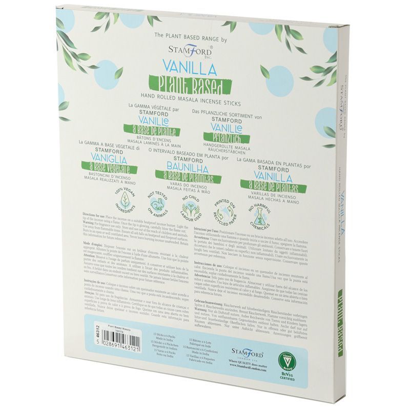 Cajas de Incienso Masala a base de Plantas - Vainilla - Imagen 2