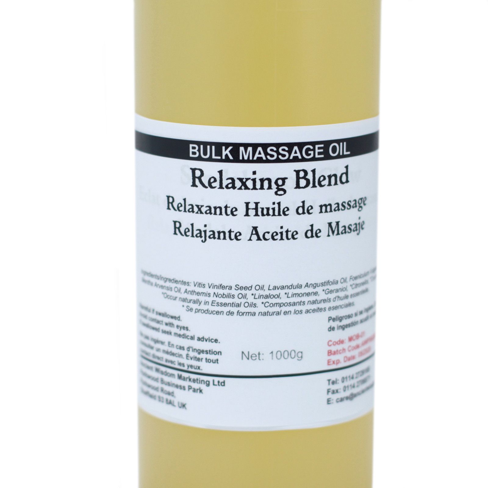 Aceite de Masaje 1kg - Relajante - Imagen 2