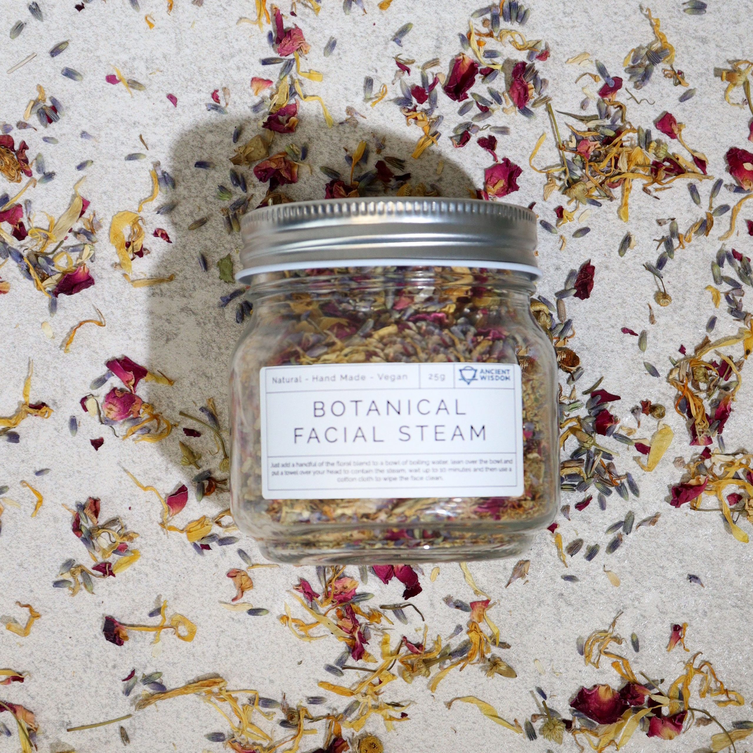 Mezcla botánica de vapor facial - Natural 25g - Imagen 9