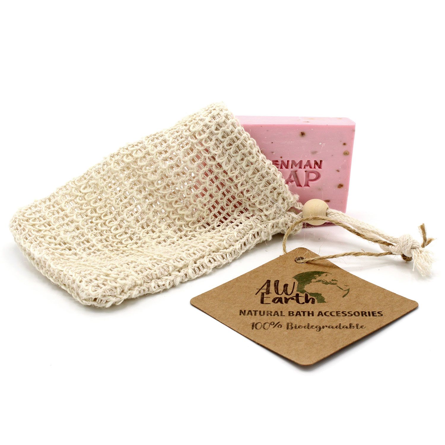 Bolsa de jabón natural - Yute lavado - Imagen 3