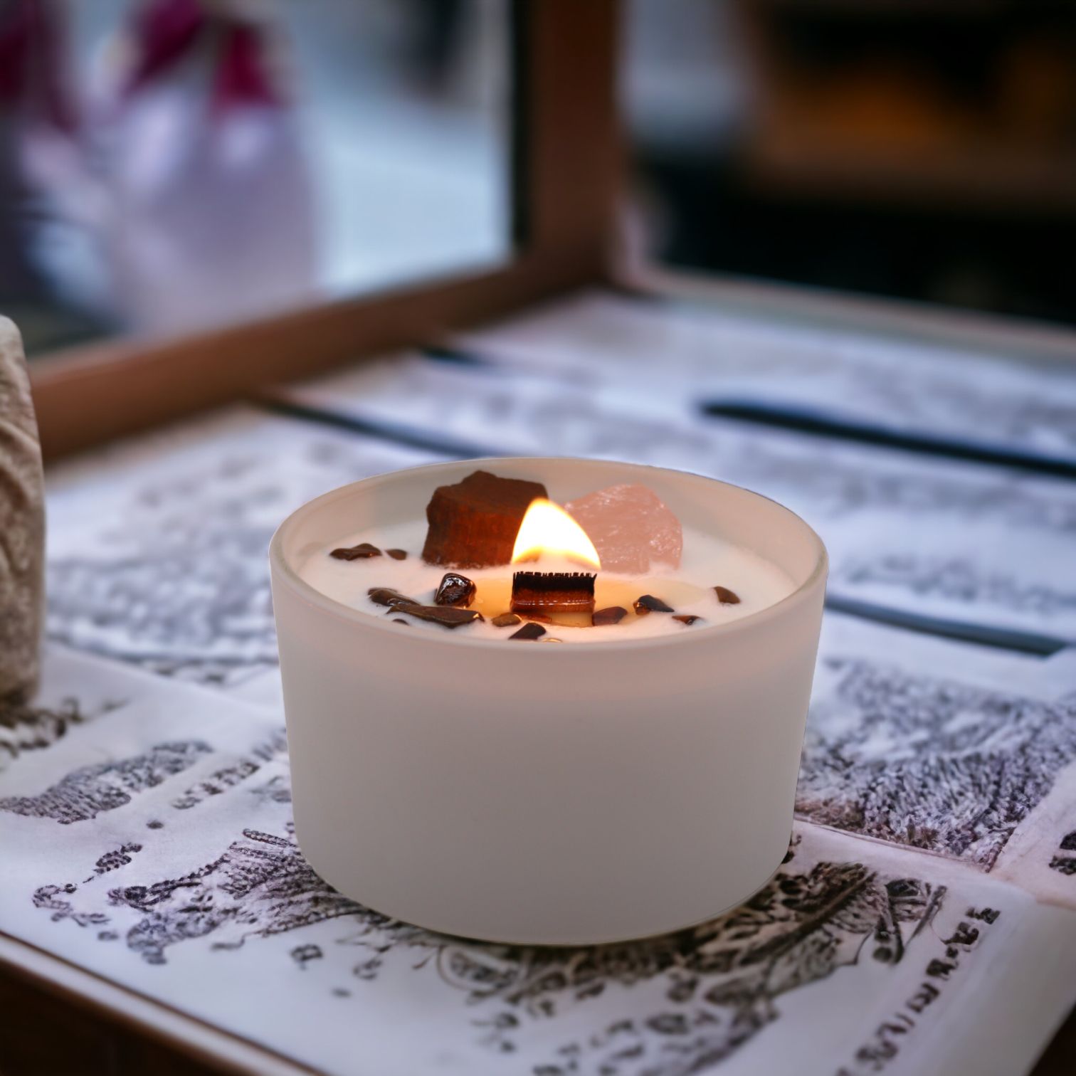 Velas de Cristal de Chakra - Chakra Sagrado - Imagen 4