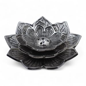 Portainciensos Flor de Loto de Tres Flores