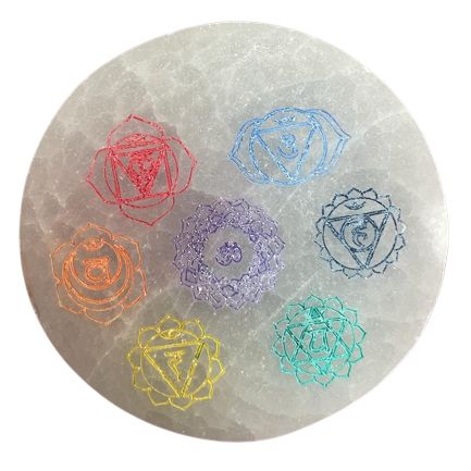 Placa de Carga Pequeña 8cm - Diseño Chakra - color - Imagen 3