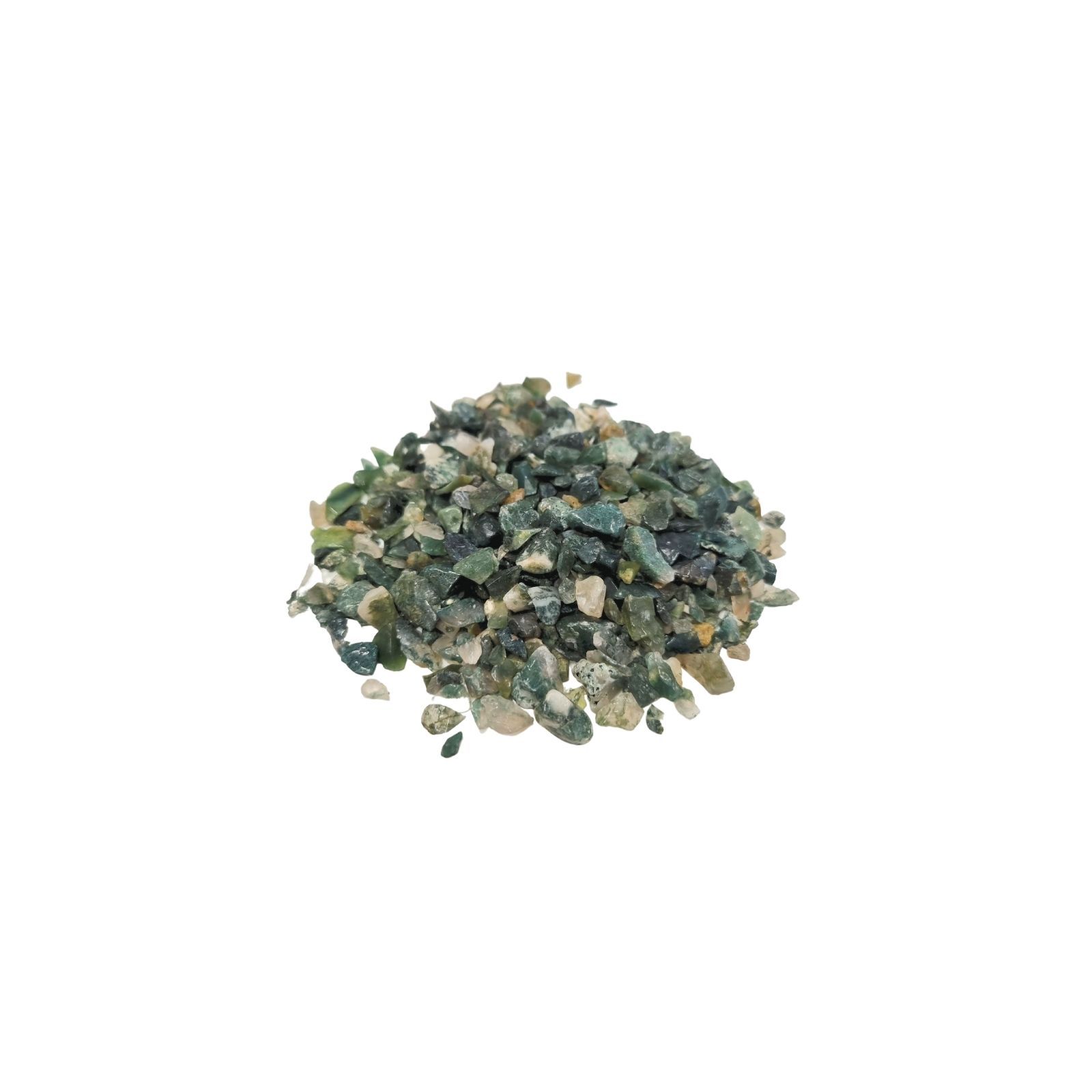Moss Agate Gemstone Chips Bulk - 1KG - Imagen 6
