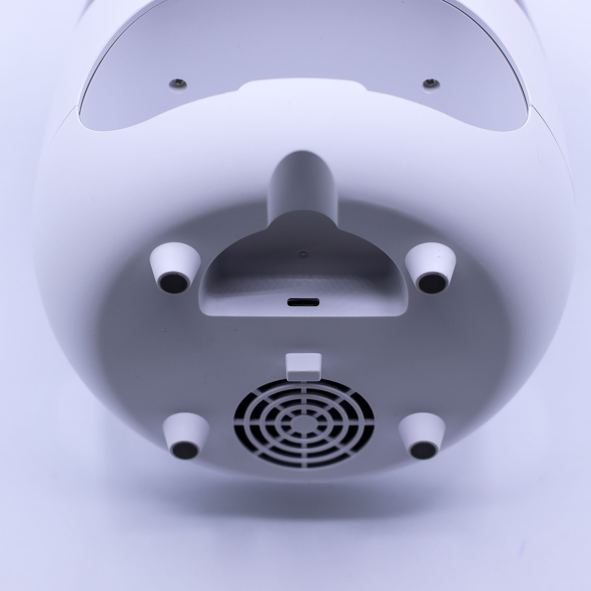 Difusor de aroma con efecto de llama de piedra de sal - USB blanco - Cambio de color y temporizador - Imagen 5