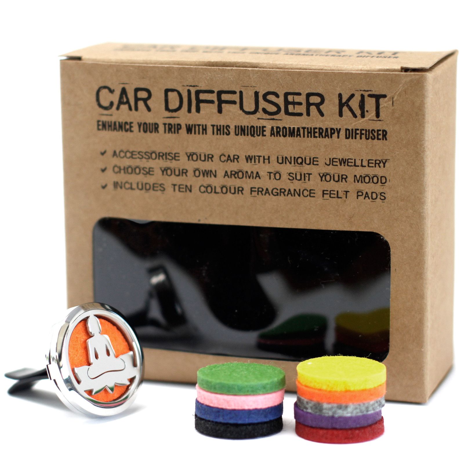 Kit difusor para coche - Buda de loto - 30mm - Imagen 8