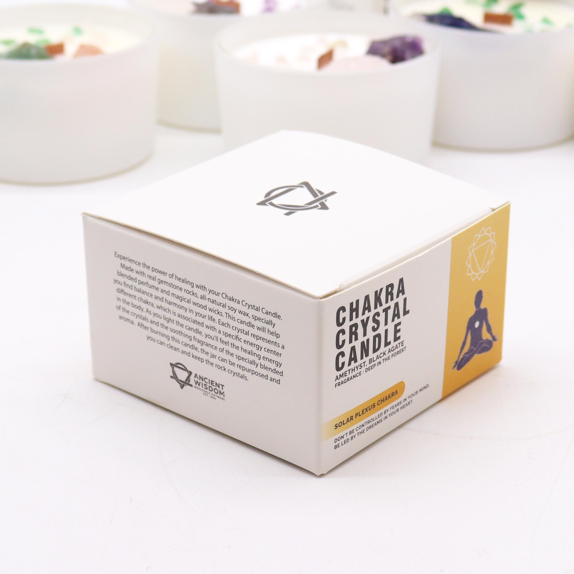 Velas de Cristal de Chakra -Chakra del plexo solar - Imagen 4