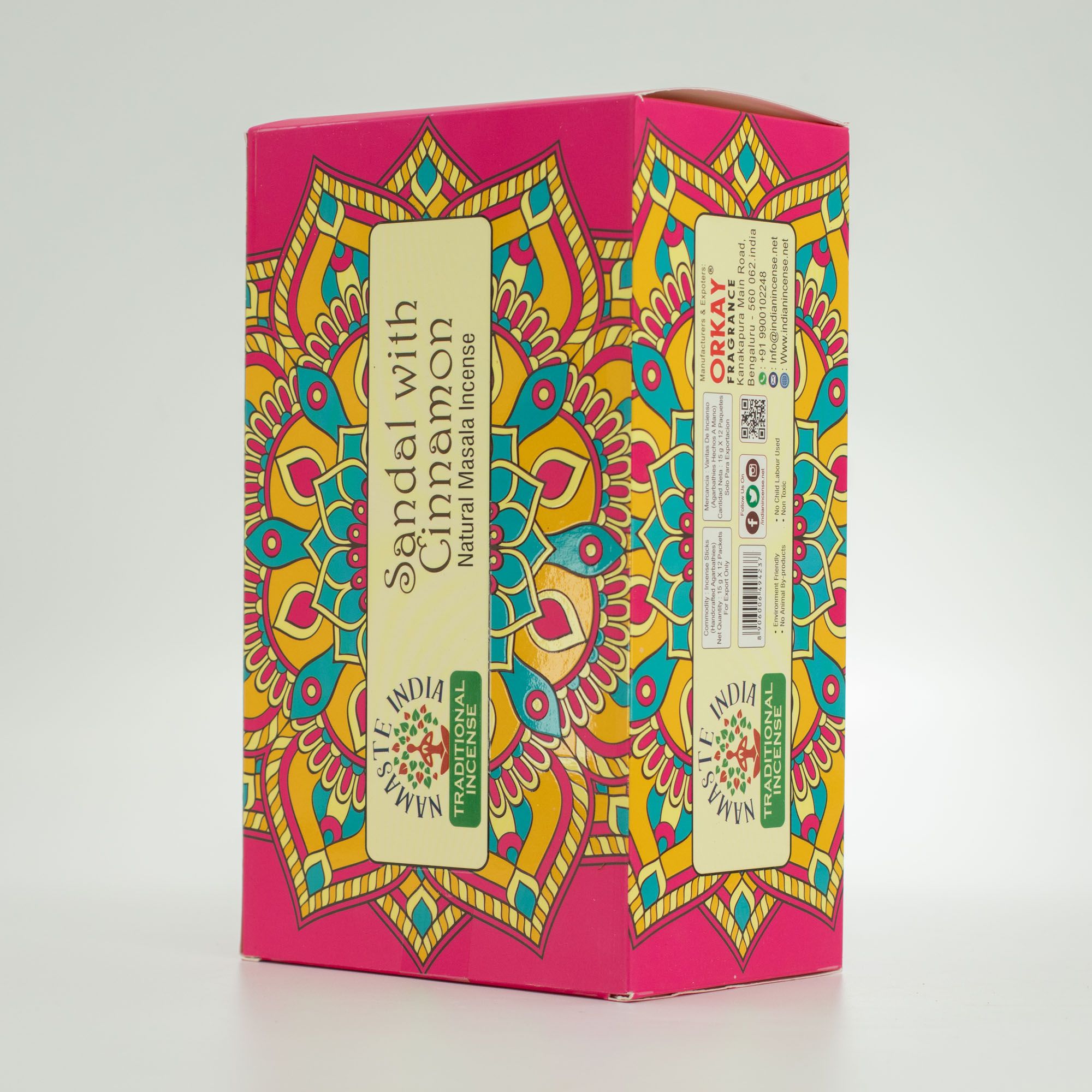 Namaste Mandala Masala Incienso - Sándalo con canela - Imagen 4