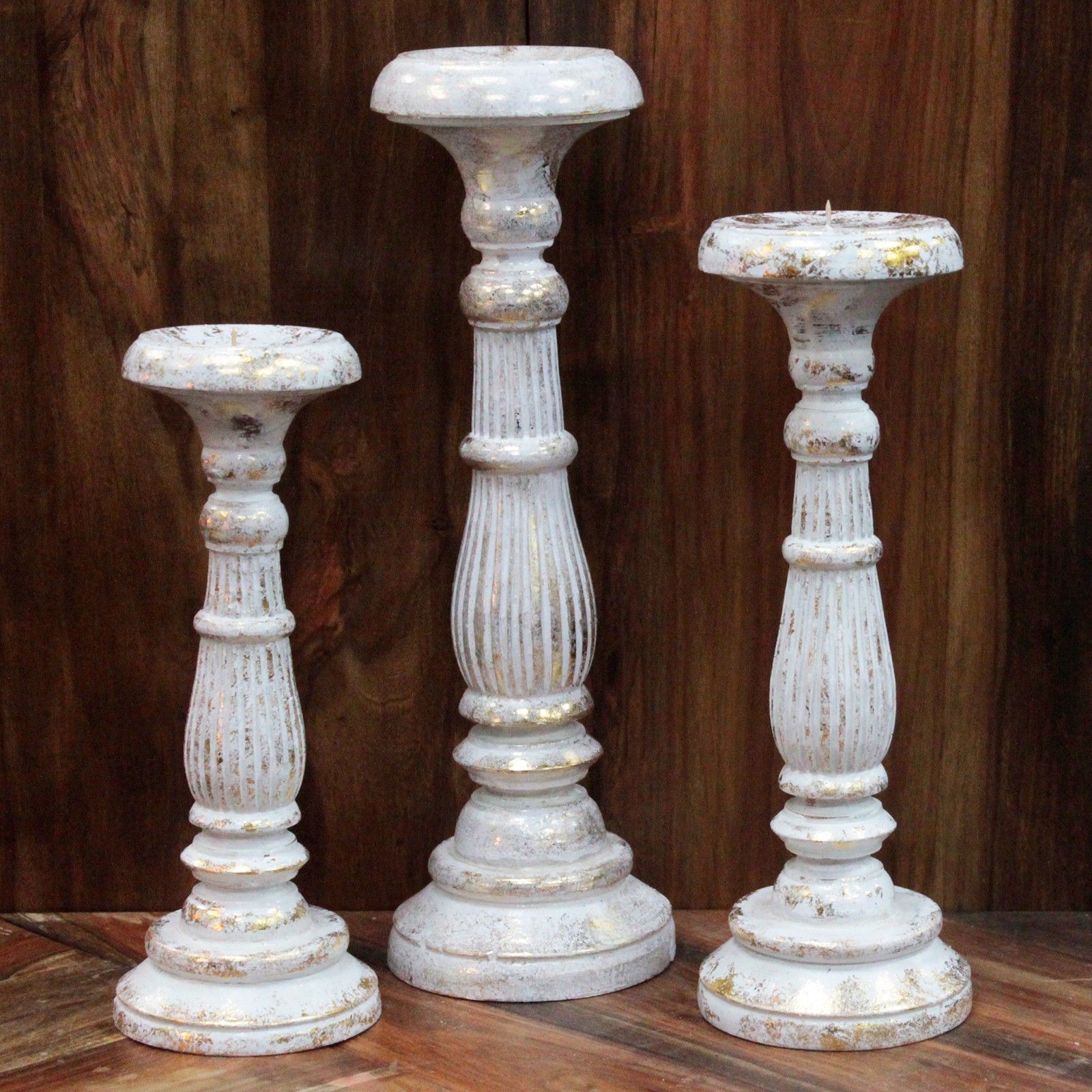Candelabro Pequeño - Oro Blanco - Imagen 5