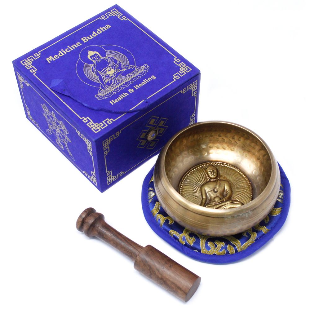 Cuenco tibetano set - Medicina Buda 10cm (min 500gm) - Imagen 8