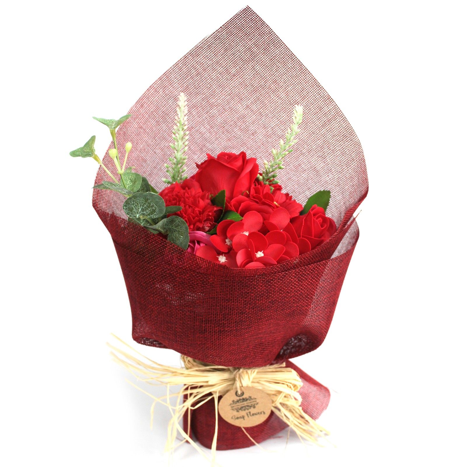 Ramo Flores de Jabón - rojo - Imagen 3