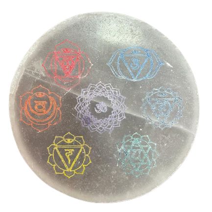 Placa de Carga Mediana 10cm - Diseño Chakra (col) - Imagen 3