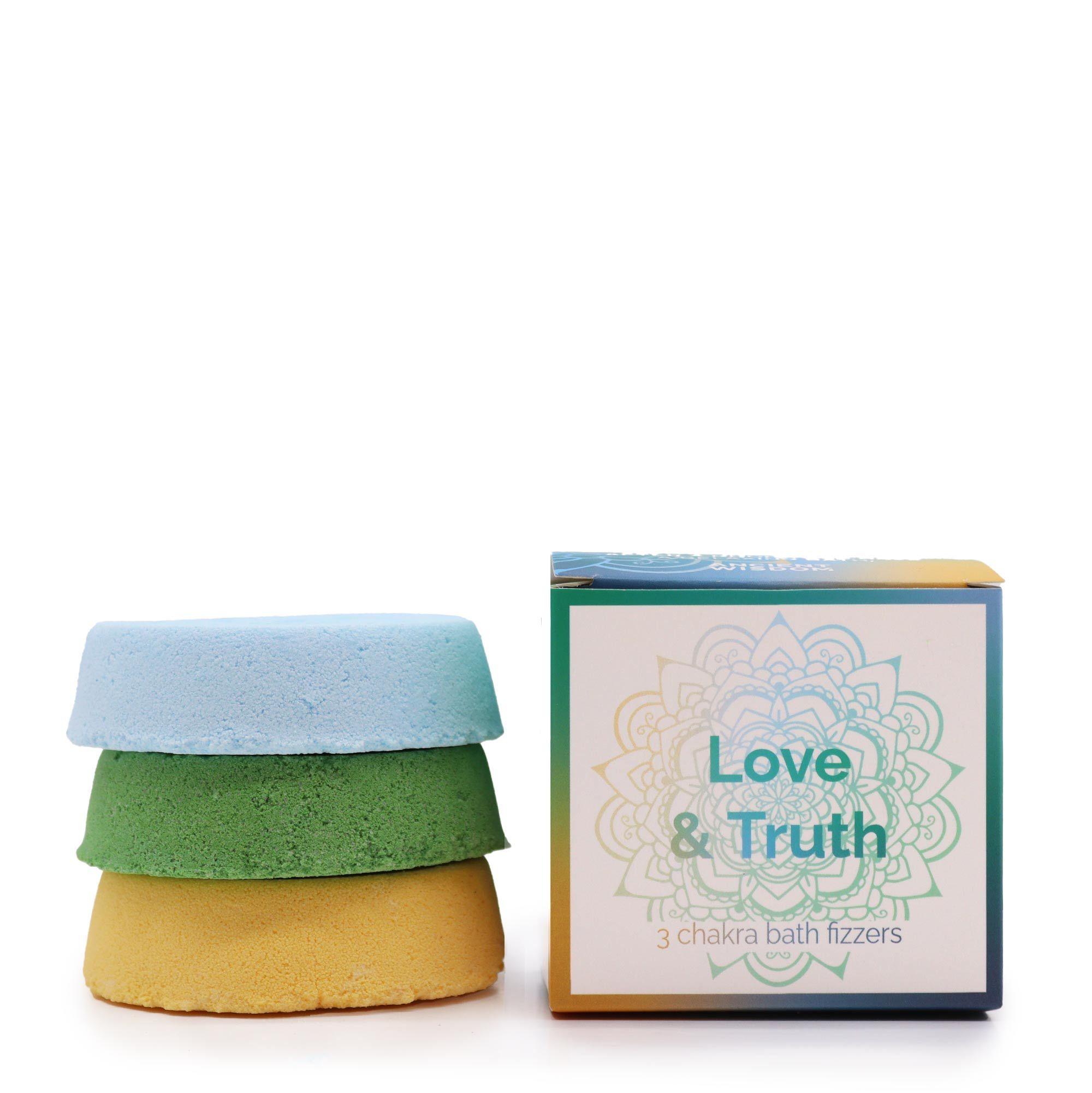 Bombas de baño Chakra - Caja pequeña - Amor y Verdad - Imagen 2